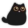 Serie de Gatitos Negros de Dibujos Animados Lindos Serie 1 Parche Pequeño de Goma Suave de PVC Pasador Transfronterizo Accesorios para Joyería DIY de Crocs