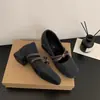 Nova coleção de inverno feminina: Sapatos Mary Jane cinza com forro de pelo sintético, salto grosso e aumento interno, estilo coreano, quentes e aconchegantes