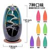 Quemador de incienso de reflujo de cerámica de Amazon transfronterizo de cascada de reflujo quemador de aromaterapia adornos decorativos creativos aromáticos para el hogar fabricantes