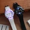 Relojes de silicona con esfera grande nuevos al por mayor luminosos para estudiantes de secundaria reloj de secundaria deportivo reloj transfronterizo suministro