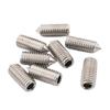Juego de Tornillos Prisioneros de Acero Inoxidable 316 con Punta Cónica Din914 Cabeza Hexagonal M3-M12