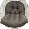 Cojín Impermeable para Silla Colgante Transfronterizo, Cojín Espesado para Silla Mecedora de Cesta Colgante, Cojín Integrado con Respaldo para Silla Colgante Redonda Nido de Pájaro