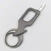 Chaveiro Multifuncional de Metal Criativo Abridor de Garrafa Masculino Desembalador de Envelope Pingente de Chaveiro Presente Fábrica Atacado