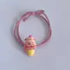 Cuerda para el Cabello de Capibara Dibujo Animado Bola para Cola de Caballo de Capibara Círculo para el Cabello Banda de Goma Nudada Rosa Adorno para la Cabeza Alta Elasticidad