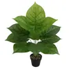Direto da fábrica planta verde artificial folha de rabanete árvore artificial flor artificial decoração de casa decoração suave planta parede casamento flor paisagem