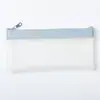 Estojo Transparente para Meninas, Estilo Coreano, Moderno, Simples, Grande Capacidade, Adequado para Alunos do Ensino Fundamental II e Médio, Bolsa de Papelaria Estilosa, Caixa de Papelaria 1