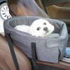 Assento de segurança para carro com controle central para cães pequenos, espessado, tapete anti-sujeira para animais de estimação, gato, tapete para carro, xícara de chá, casinha de cachorro