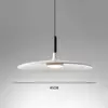 Lámpara colgante estilo minimalista para comedor y dormitorio, moderna simple creativa estilo nórdico LED platillo volador accesorio de iluminación estilo industrial para bar y mesa de comedor