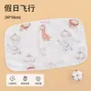 Almofada de Nuvem para Recém-Nascidos, Almofada Plana para Bebê, Almofada para Bebê, Almofada de Nuvem de Gaze, Absorvente de Suor, Respirável, Paninho de Arroto Lavável à Máquina