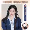 Peluca Coleta Trenzada Oso Trenza Retorcida Cabello Artificial Peluca de Cola de Caballo Estilo Preppy Cinta Trenza Retorcida Doble Peluca Trenza