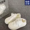 Zapatos de Lona Gruesa Slip-On de Dos Usos para Mujer, Nuevos de Verano y Otoño, Tenis para Estudiantes, Zapatos Blancos, Zapatos Versátiles Tipo Pan