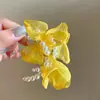 Pendientes de Flor de Perla Estilo Resort para Mujer, Diseño de Nicho Primaveral, Pendientes de Alta Gama con Temperamento Elegante y Estilo Exagerado
