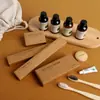 Hotel simple alojamiento familiar cepillo de dientes desechable con pasta de dientes traje de lavado para salir cómodo habitación de invitados suministros de viaje al por mayor