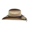 AliExpress Amazon Primavera y Verano Nuevo Hombres y Mujeres Estilo Étnico Sombrero de Pescador Sombrero de Paja de Mezclilla Dura Sombrero Protector Solar