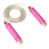 Venda Direta de Fábrica de Cordas de Pular com Rolamento-Rolamento, Cordas de Pular de Aço com Fio de PVC com Peso Ajustável para Esportes de Fitness para Adultos