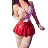 Lencería Sexy, Uniforme de Enfermera Sexy y Caliente, Transparente sin Entrepierna, Pijama que no se Quita, Camisa Apasionada, Provocador y Tentador en la Cama