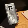 Capa de celular IMD com cauda de raposa e detalhes dourados para Huawei MATE60PRO pena MATE60 dourado MATE50 tendência