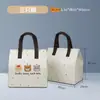 Bolsa Isolante Descartável Não Tecido para Levar Chá com Leite Café Bebida Sacola de Embalagem Bolsa Isolante Impressão de Logotipo Pronta Entrega Atacado