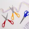 Tesouras Pequenas Redondas Feitas à Mão para Crianças em Estoque para Atacado, Material de Papelaria Diário para Estudantes, Tesouras de Escritório, Tesouras Seguras para Corte de Papel DIY