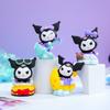 Adorable vaso de fufu suave con dibujos de panda y cervatillo, adornos de muñeca, red roja, decoración para hornear pasteles, venta directa de fábrica
