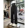 Calça masculina de perna reta, patchwork xadrez, secagem rápida, calça fina de seda gelada para o verão, fresca, respirável, calça esportiva casual cleanfit