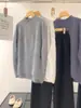 Top de punto sin mangas con cuello redondo para mujer, estilo holgado y casual, top cepillado de lana y cachemira, moderno para otoño e invierno, nuevo modelo 2026