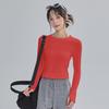Novos Tops de Yoga, Roupas Fitness, Coletes Esportivos Femininos de Manga Longa, Ajustados ao Corpo, Roupas de Yoga de Secagem Rápida, Roupas Waffle Apertadas para Uso ao Ar Livre