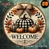 Letrero de Madera de Halloween Transfronterizo Letrero de Madera de Alto Nivel Fantasma Rústico Letrero para Puerta Decoración de Ventana Letrero de Cuerda de Cáñamo de Madera Personalización