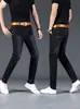 Jeans para Hombre Otoño Forro Polar Holgado Recto Engrosado Cálido Invierno Juventud Otoño e Invierno Casual Pantalones Largos