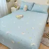 Algodón tipo A con forro polar, un lado algodón puro, un lado felpa de leche para bebé, colcha de doble uso, funda de colchón para estudiante, funda de cama kang