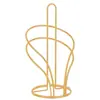 Portarrollos de Cocina, Soporte Vertical de Hierro para Mesa de Restaurante con Acabado Galvanizado de Lujo, Portarrollos Creativo para Trapos