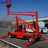 Plataforma de Trabalho Aéreo para Manutenção de Poste de Luz Giratório 360º Veículo Móvel de Trabalho Aéreo Plataforma Elevatória com Braço Dobrável Braço Curvo
