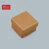 09NPZ Caja de Empaque para Joyería de Papel Kraft Caja Retro Caja para Collares Caja de Regalo Caja de Almacenamiento Caja de Papel Se Puede Personalizar LOGOTIPO