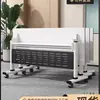 Mesa de Conferencia Plegable, Juego de Mesa y Sillas para Capacitación, Escritorio Doble para Hotel y Educación, Escritorio para Clases de Tutoría y Estudio en Oficina, Mesa Larga