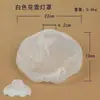Lámpara de araña para sala de estar europea Pantalla de lámpara de cristal Lámpara de ventilador de techo Lámpara de mesa Lámpara de pared Lámpara de concha Accesorios creativos DIY E27/14