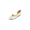 Sandalias para Mujer con Aumento de Altura de 4 CM, Huecas, Corte Lateral, Hebilla de Cinturón Estilo Francés Nuevo Verano 2026, Sandalias de Punta Cerrada con Suela Suave
