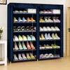 Sapateira à Prova de Poeira Transfronteiriça Armazenamento Doméstico Sapateira de Entrada Sapateira Portátil Multicamadas Armário de Sapatos Armário de Armazenamento Multifuncional Personalizado