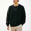 Nuevo Suéter de Punto con Cuello Redondo Henry, Cárdigan de Punto Casual Holgado de Color Sólido, Estilo Americano para Hombre, En Stock Transfronterizo