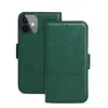 Nueva Funda de Cuero Tipo Flip para iPhone 13 Transfronteriza Funda de Teléfono Simple de Negocios Hecha a Mano con Porta Tarjetas