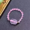 Anillo Pixiu de Cristal Natural, Cristal Rosa, Amatista, Cristal de Fresa, Citrino Anillo Elástico, Versátil para Hombres y Mujeres Al por Mayor