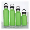 Copo Térmico Estilo Americano Grande Calibre Transfronteiriço Grande Capacidade Aço Inoxidável 304 Garrafa de Água Esportiva Para Uso Externo Ciclismo Montanhismo Água