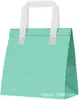 Bolsa de Mano No Tejida, Entrega para Llevar, Bolsa de Empaque para Catering de Té con Leche, Bolsa Aislante de Papel de Aluminio para Refrigeración de Helados, Bebidas Frías, Pasteles