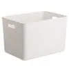 Caixa de armazenamento de plástico cesta de armazenamento de artigos diversos para mesa com tampa caixa caixa de armazenamento de frutas brinquedos temperos caixa de armazenamento para guarda-roupa