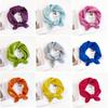 Pañuelo de Seda de 60cm Color Puro Pañuelo Cuadrado Pequeño Imitación Seda Europeo y Americano Chal de Satén Pañuelo Pañuelo Simple Pañuelo para la Cabeza Venta al por Mayor Transfronteriza