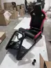 Soporte de Simulador de Carreras Asiento Set Soporte de Volante de Juego Par de Alto Torque con Transmisión Manual Palanca de Cambios Claw r5r9