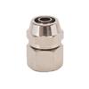 Conector Rápido de Torção Interna Fio de Latão Niquelado Conector Rápido Pneumático para Traqueia 1 Minuto/2 Minutos/3 Minutos/4 Minutos Porca de Travamento Passante Reto