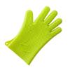 130g Luvas de silicone para forno, churrasqueira, cozinha, cinco dedos, tipo diamante, resistentes a alta temperatura, micro-ondas, anti-queimadura