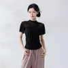 Pantalones de Práctica de Baile Latino Clásico Moderno para Mujer Moldeadores de Cuerpo Yoga Pilates Rectos Acampanados Tubo Entrenamiento Pantalones Bud para las Cuatro Estaciones