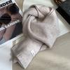 ¡Invierno bi standby! Bufanda tejida cálida 100% lana para hombres y mujeres, pareja, padres e hijos, otoño e invierno