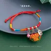 2025 Novo Festival do Barco-Dragão Pulseira de Corda Colorida para Adultos, Crianças e Bebês Pulseira Vermelha Feita à Mão Pequeno Zongzi Atacado